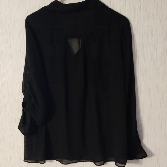 Long sleeved nicole Miller xl top - Picture 6 of 7